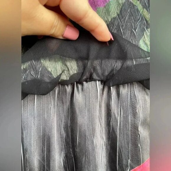 Komarov sheer floral print dress size small - Picture 11 of 13